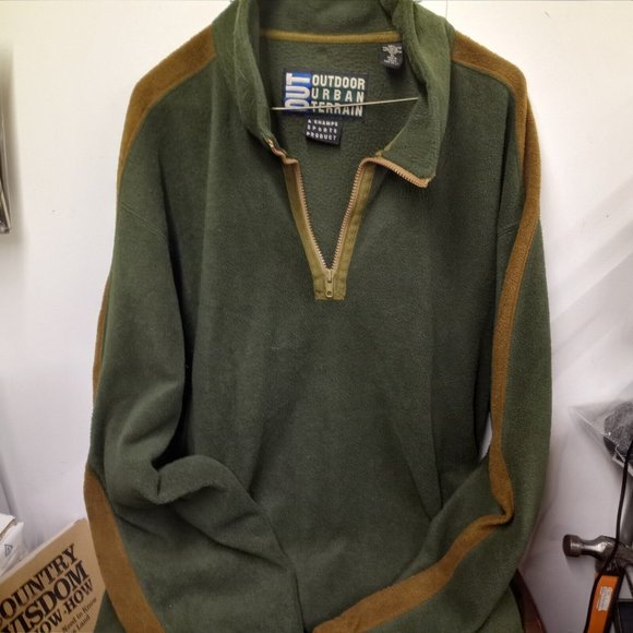 Men's Outdoor Urban Terrain Fleece Pullover Size XL. Hiking Trail - Picture 1 of 3